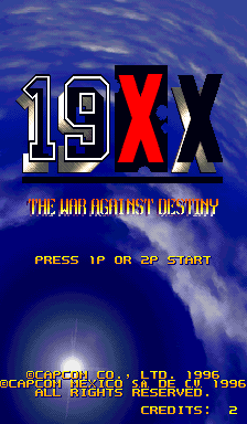 19XX: The War Against Destiny (Hispanic 951218) Title Screen
